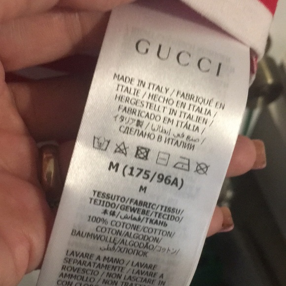 Gucci Top unisex new size medium oversized fits ladies large to x large. - Picture 9 of 9